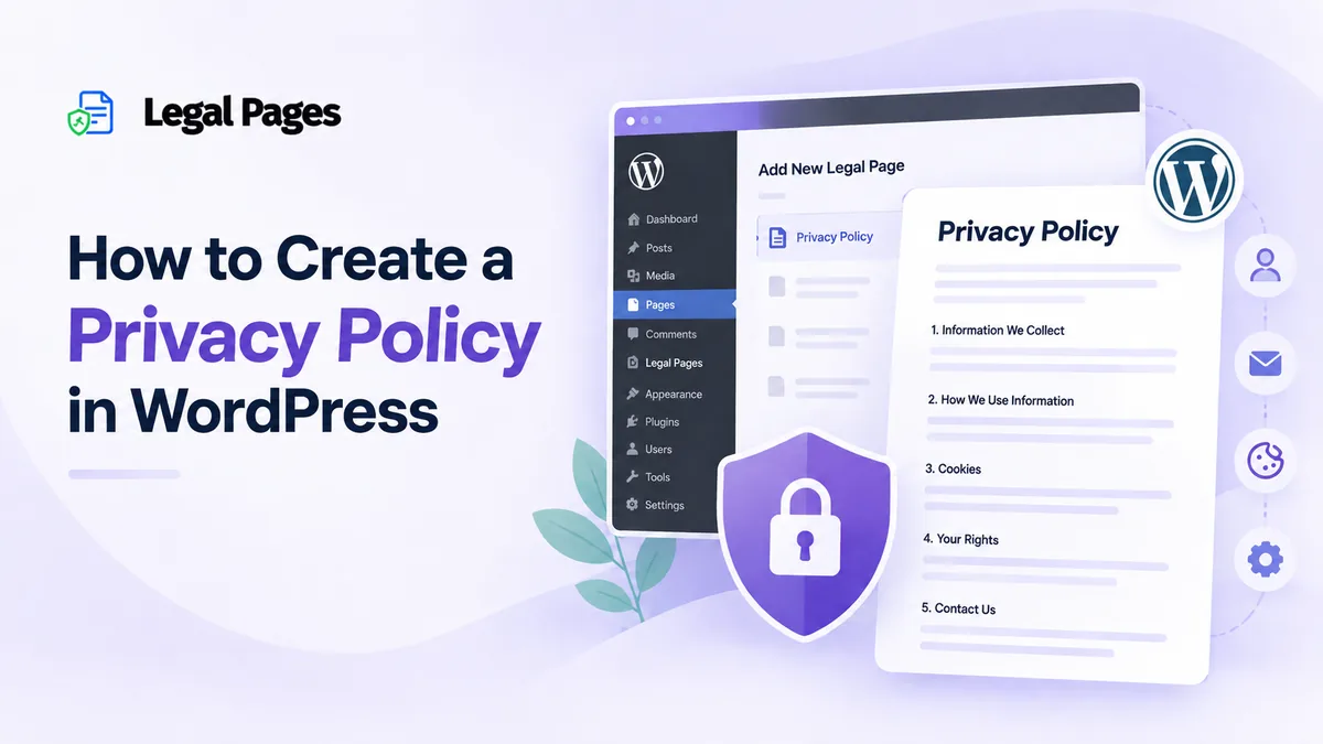 How to create a Privacy Policy in WordPress