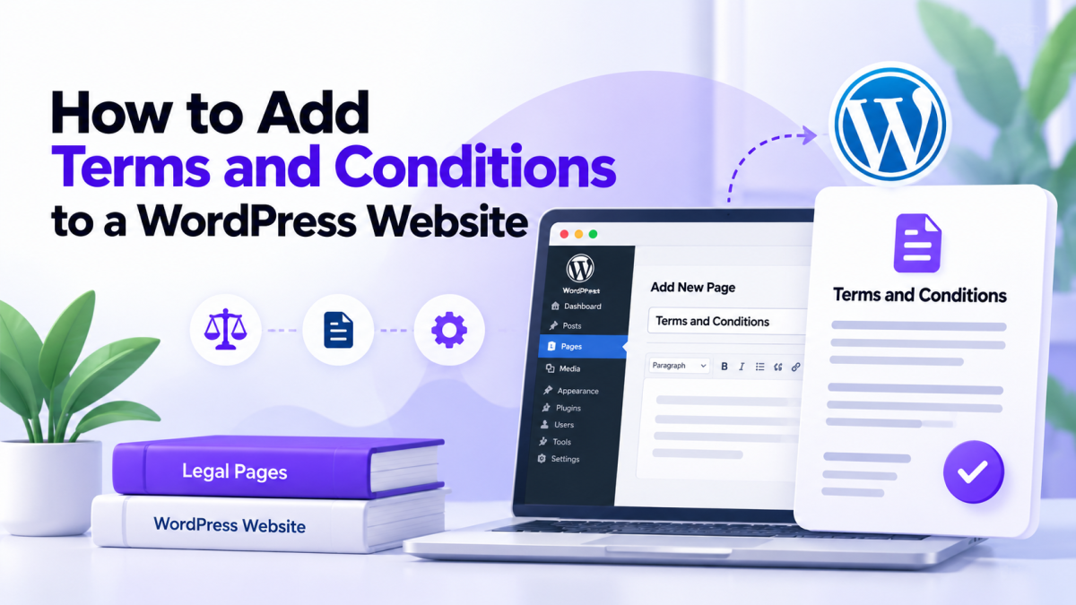 How to add Terms and Conditions to a WordPress website using a legal page template